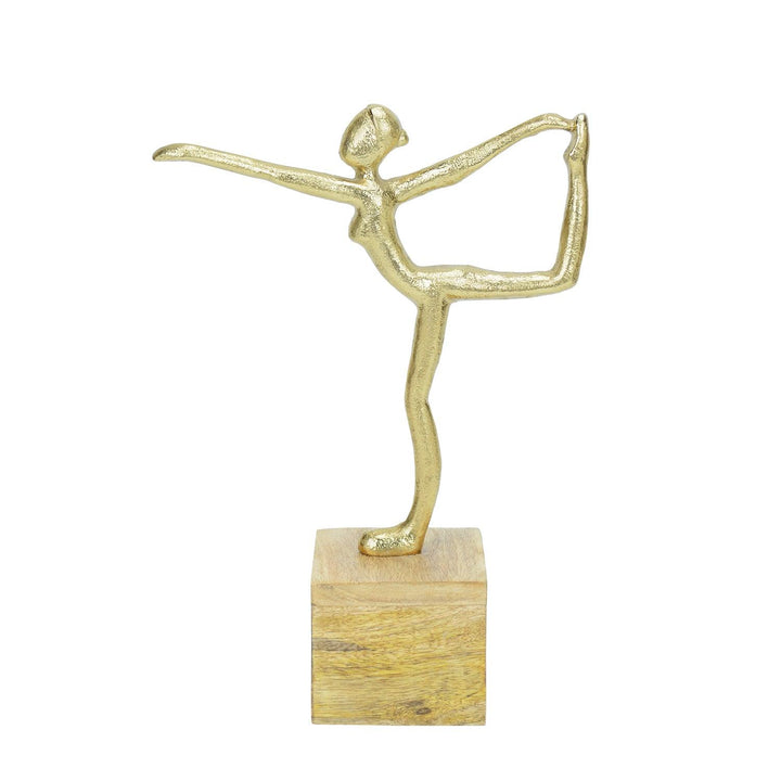 Balanced Bianca Gold Yoga Lady Figurine