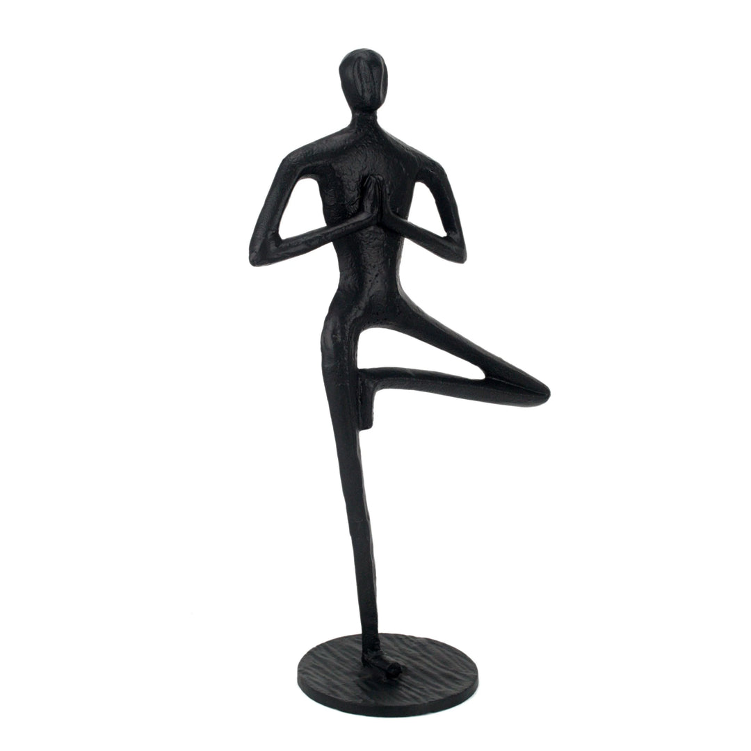 Antique Yoga Man Figurine for Home and Office Decor