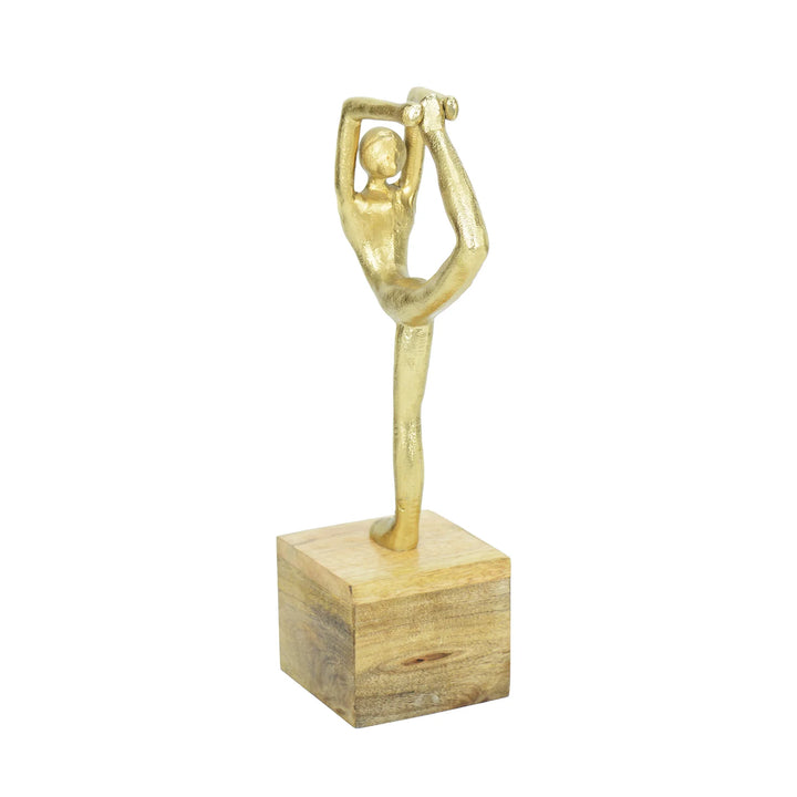 Balanced Blythe Gold Yoga Lady Figurine