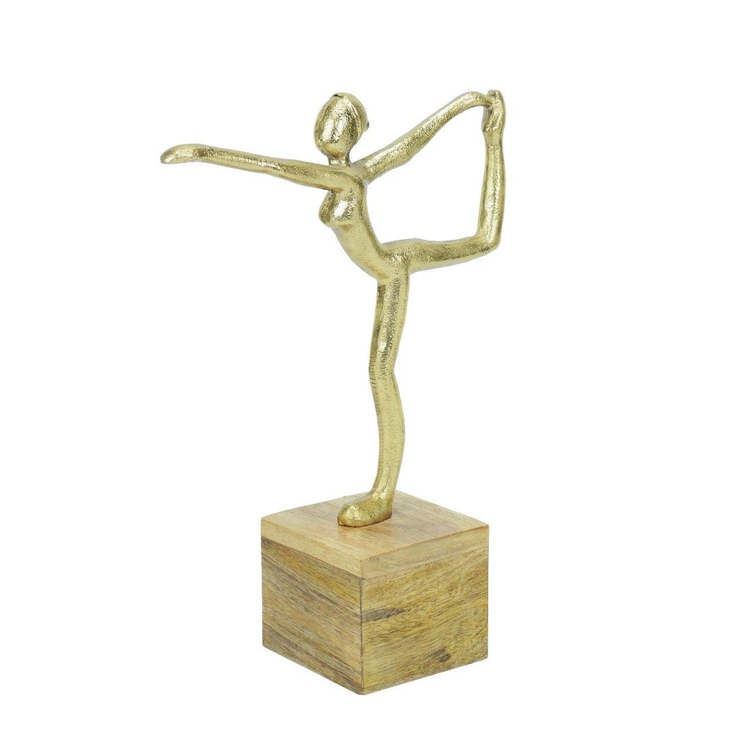 Balanced Bianca Gold Yoga Lady Figurine