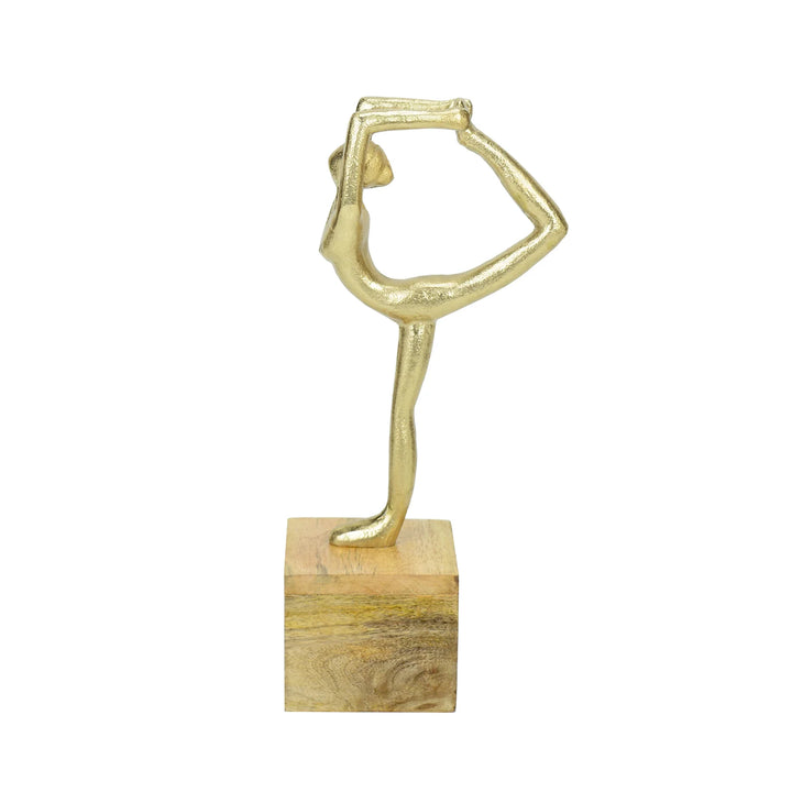 Balanced Blythe Gold Yoga Lady Figurine