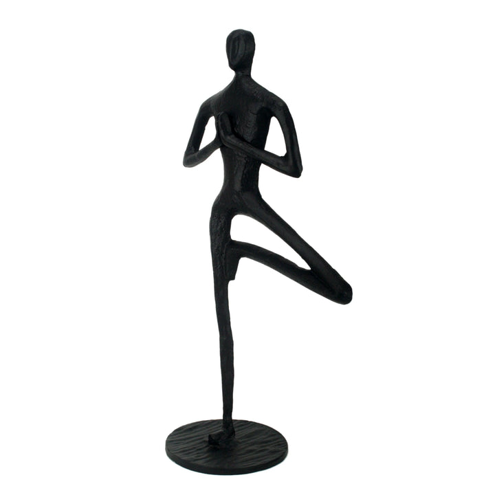 Antique Yoga Man Figurine for Home and Office Decor