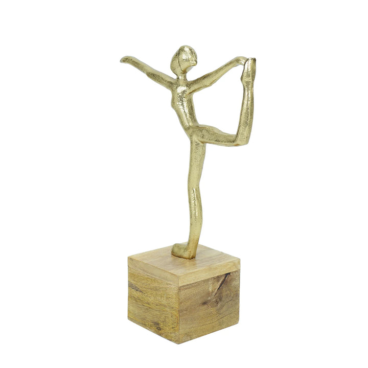 Balanced Bianca Gold Yoga Lady Figurine