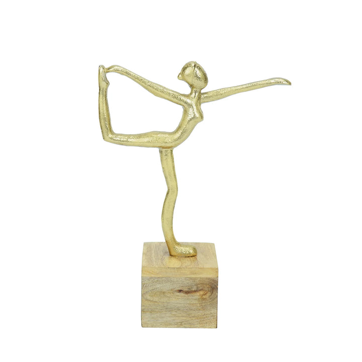 Balanced Bianca Gold Yoga Lady Figurine