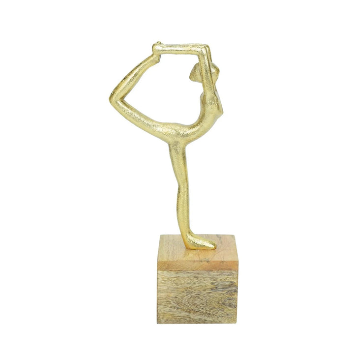 Balanced Blythe Gold Yoga Lady Figurine
