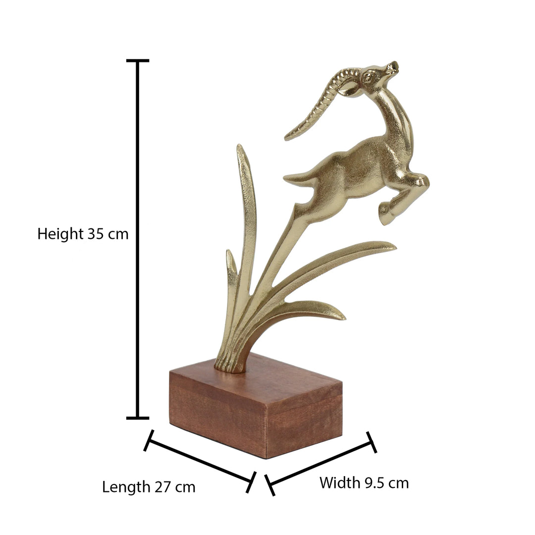 Forest Echo Deer Sculpture for Home Decor
