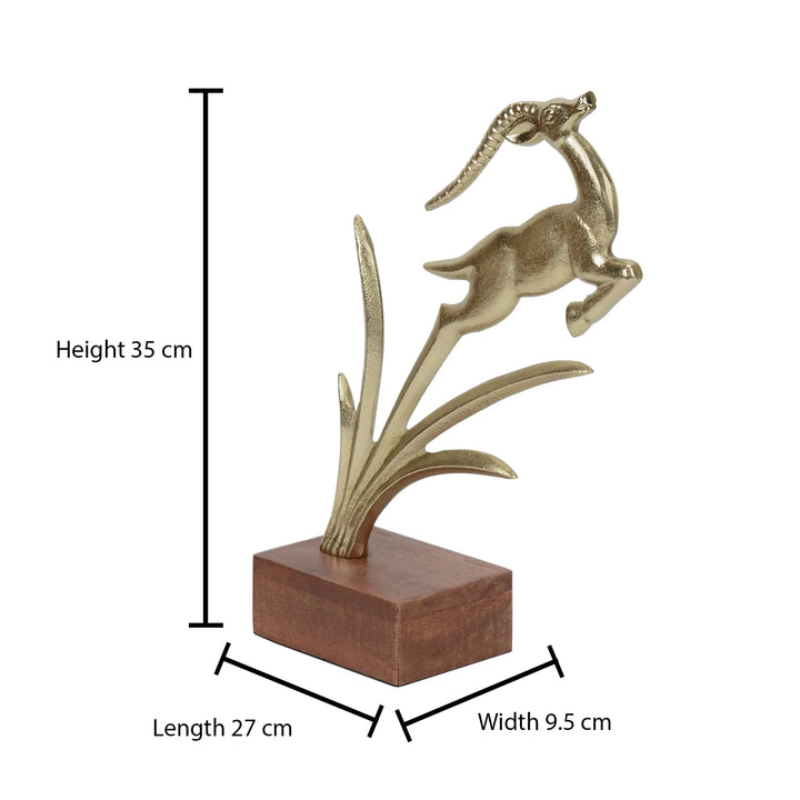 Forest Echo Deer Sculpture for Home Decor
