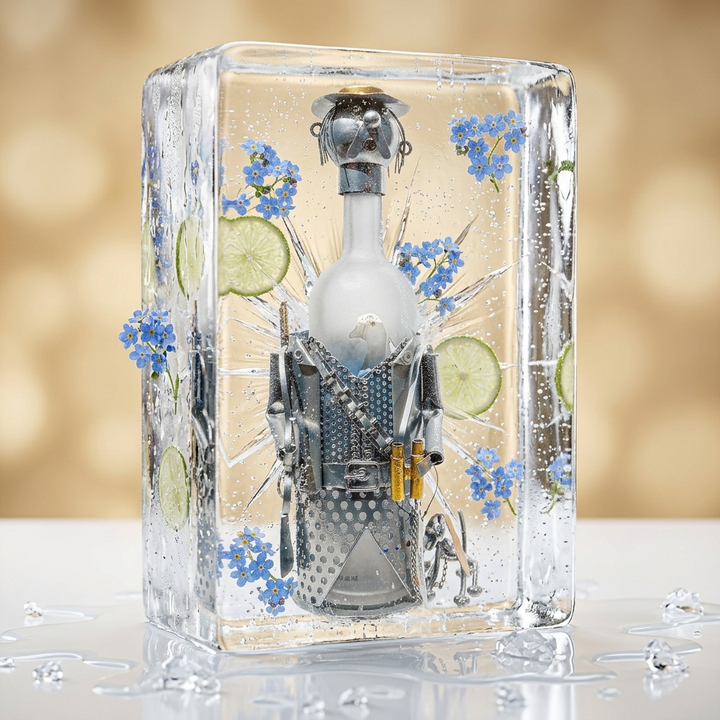 Metal Cowboy Bottle Holder – Quirky Bar &amp; Home Décor Showpiece