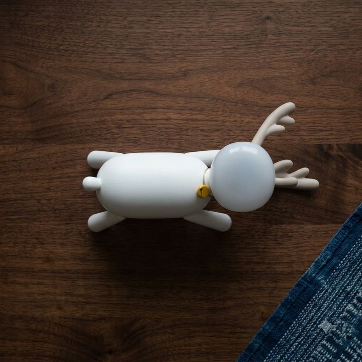 White Reindeer Decorative Showpiece