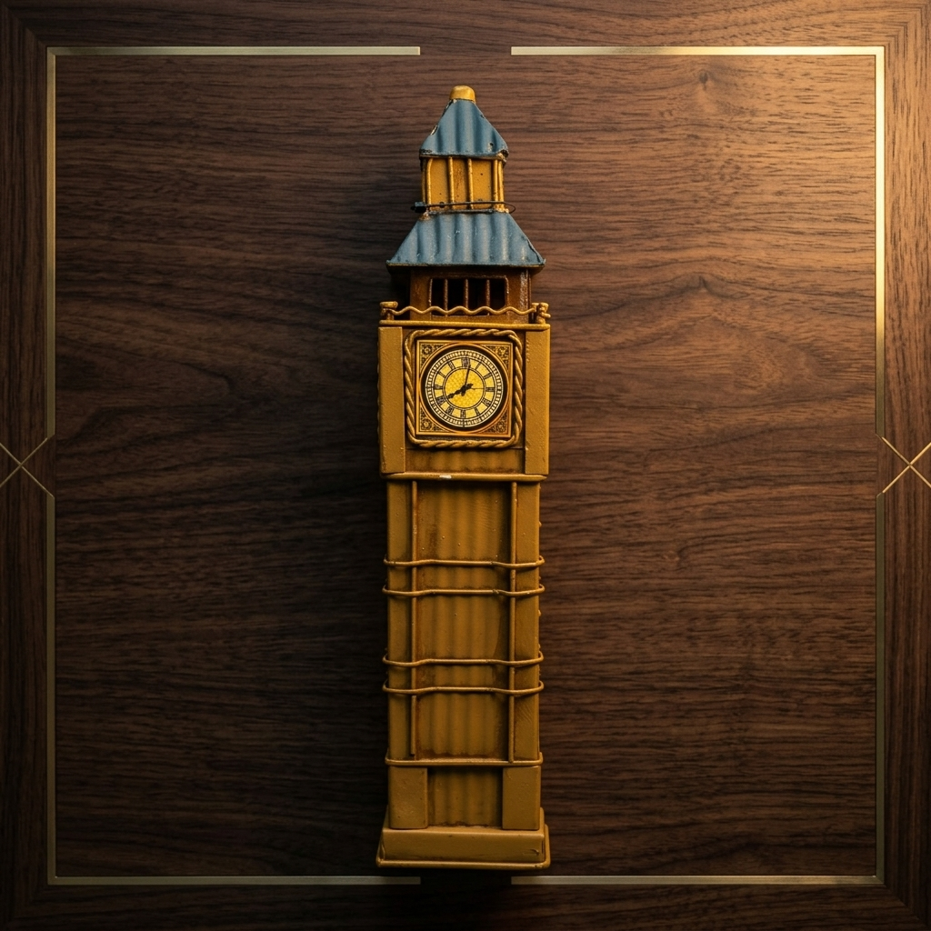 Handcrafted Big Ben Tower Table Clock
