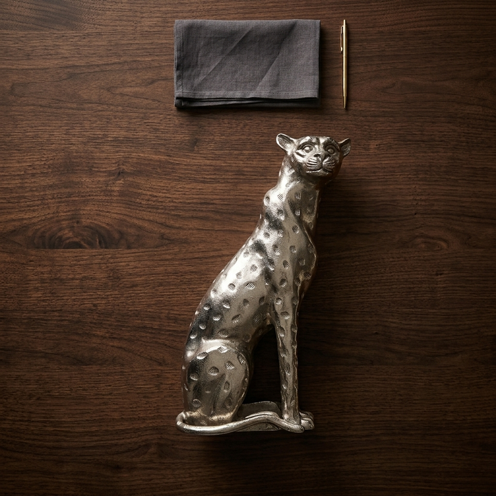 Black Leopard Showpiece for Home Decor