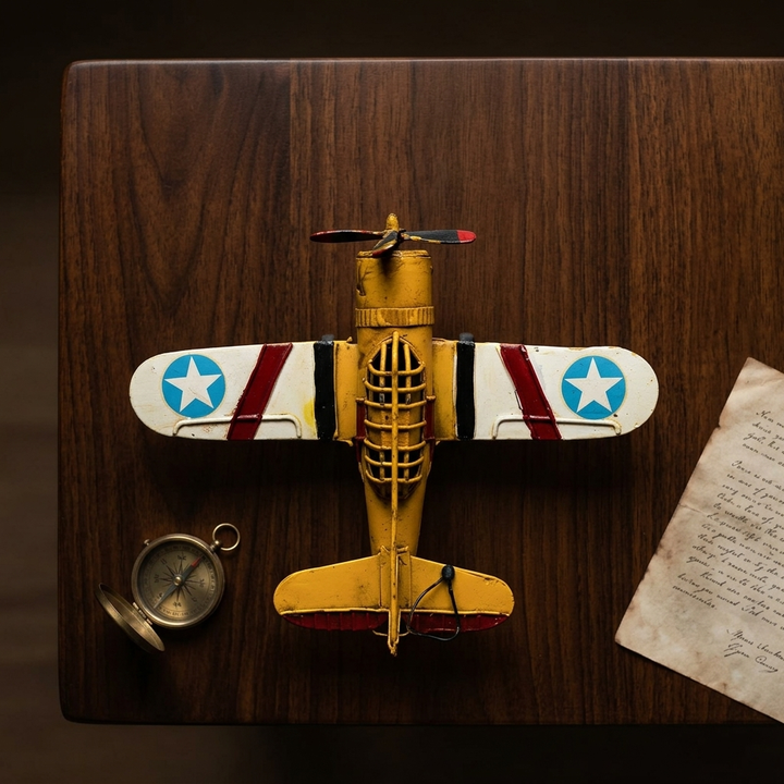 Aviation themed desk decor for collectors and travel enthusiasts
