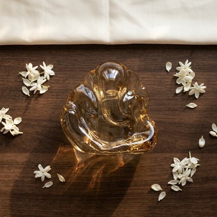 Elegant Luxury Glass Ganesha Showpiece for gifting