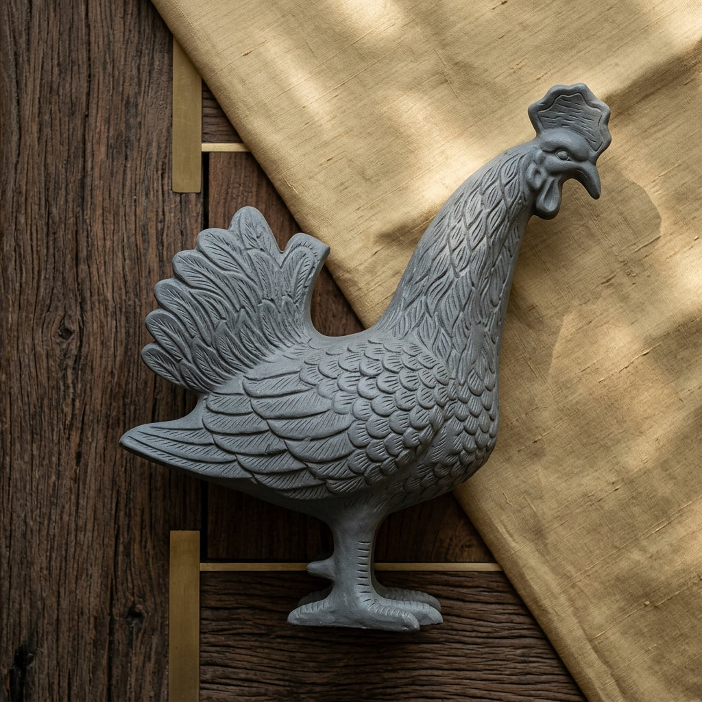 Elegant Decorative Rooster Table Accent for modern farmhouse interiors