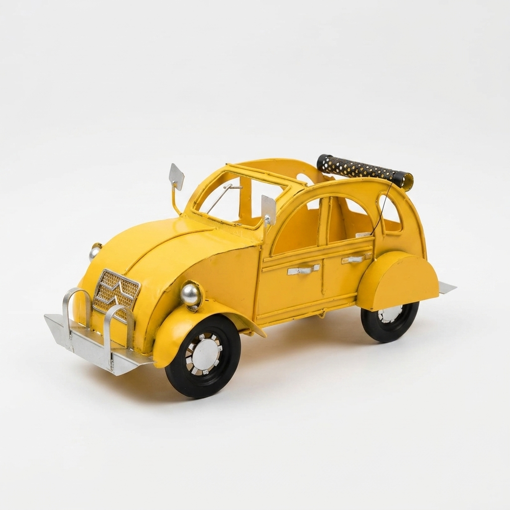 Metal Vintage Car Showpiece