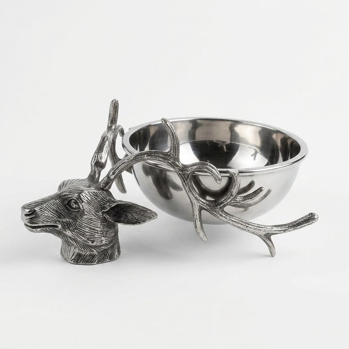 Handcrafted Deer Antler Decorative Bowl
