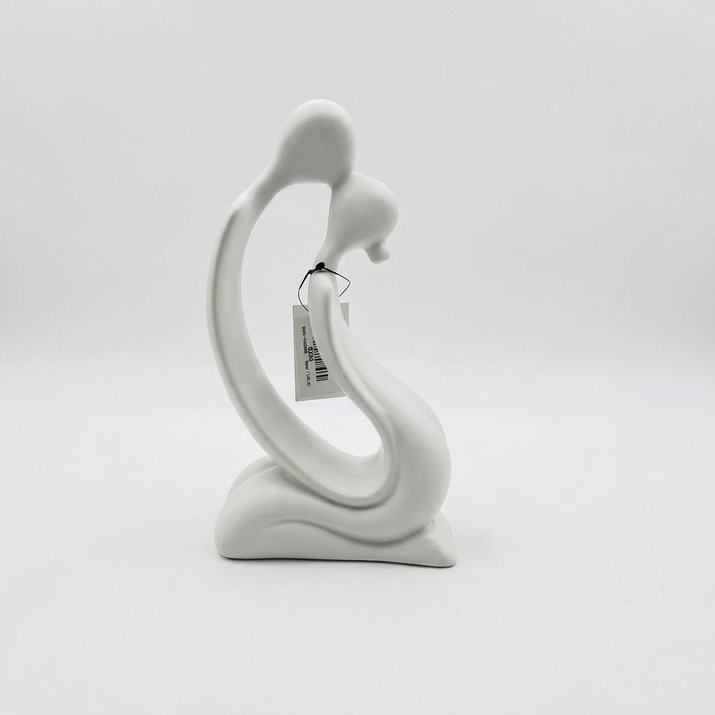 White Swan Couple Showpiece for Home Decor