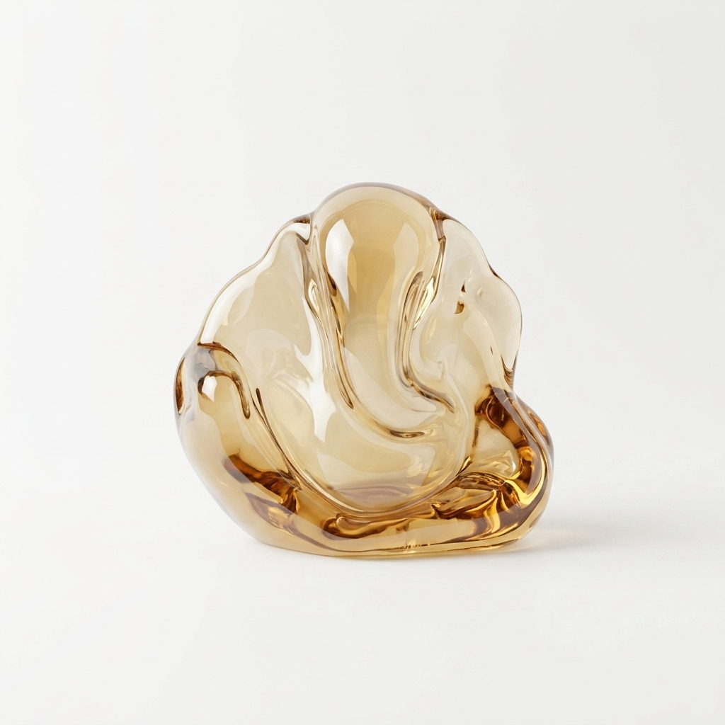 Luxury glass Ganesha showpiece for elegant home décor