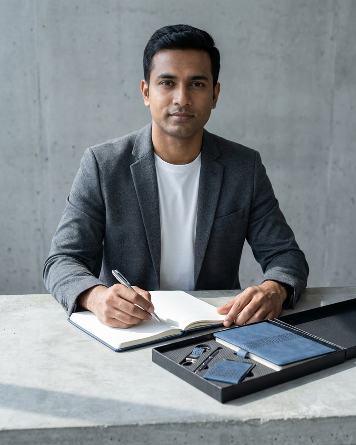 Premium Blue Corporate Gift Set