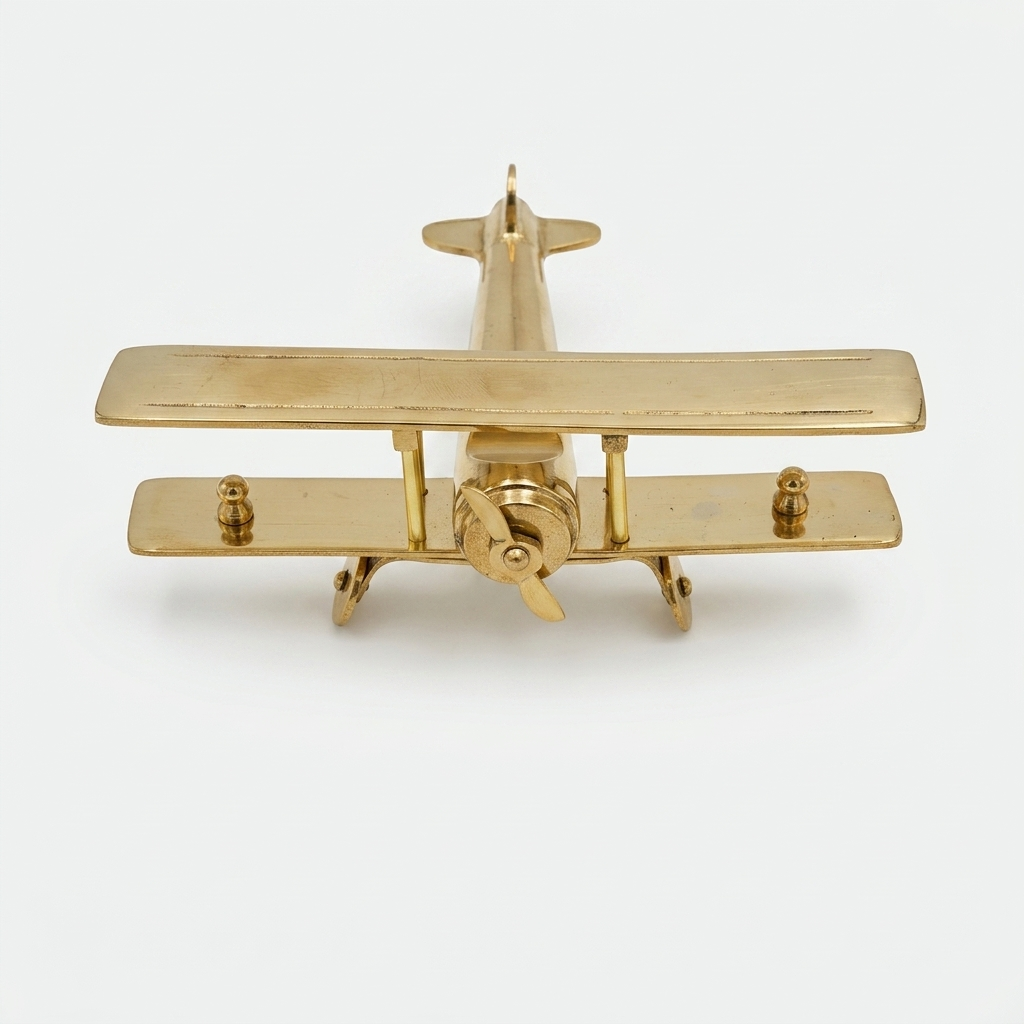 Vintage airplane showpiece for home decor