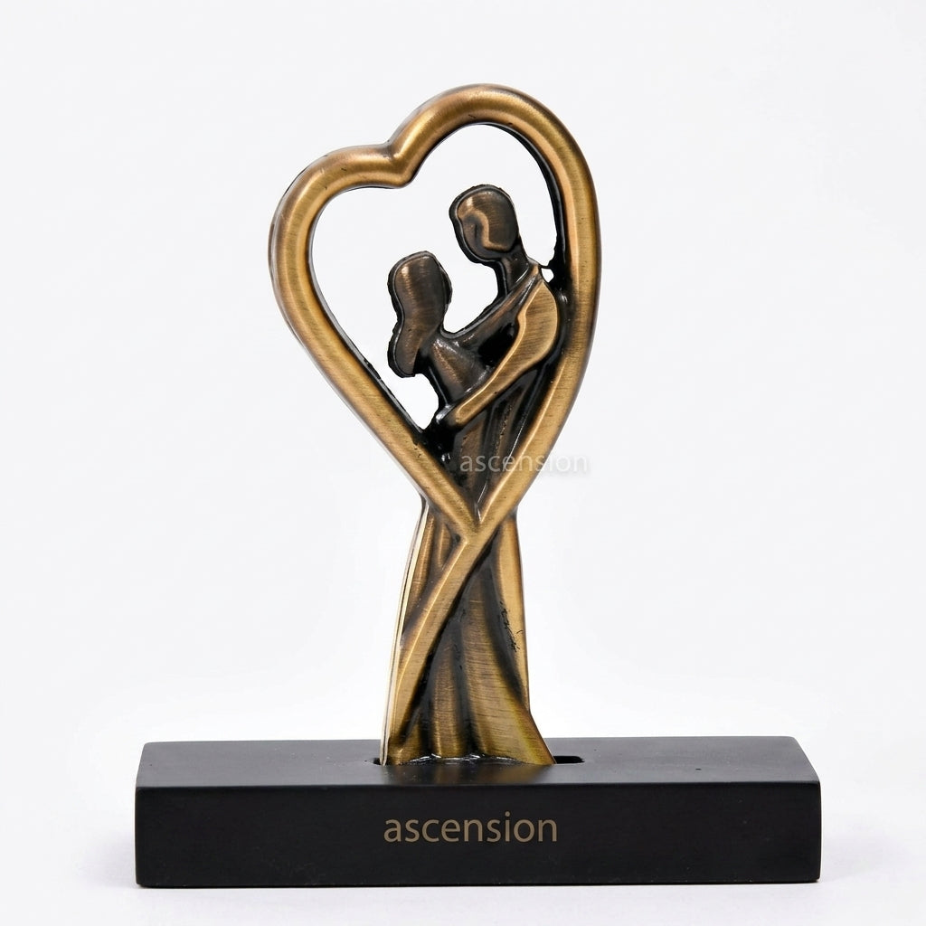 Luxury romantic couple decorative tabletop showpiece