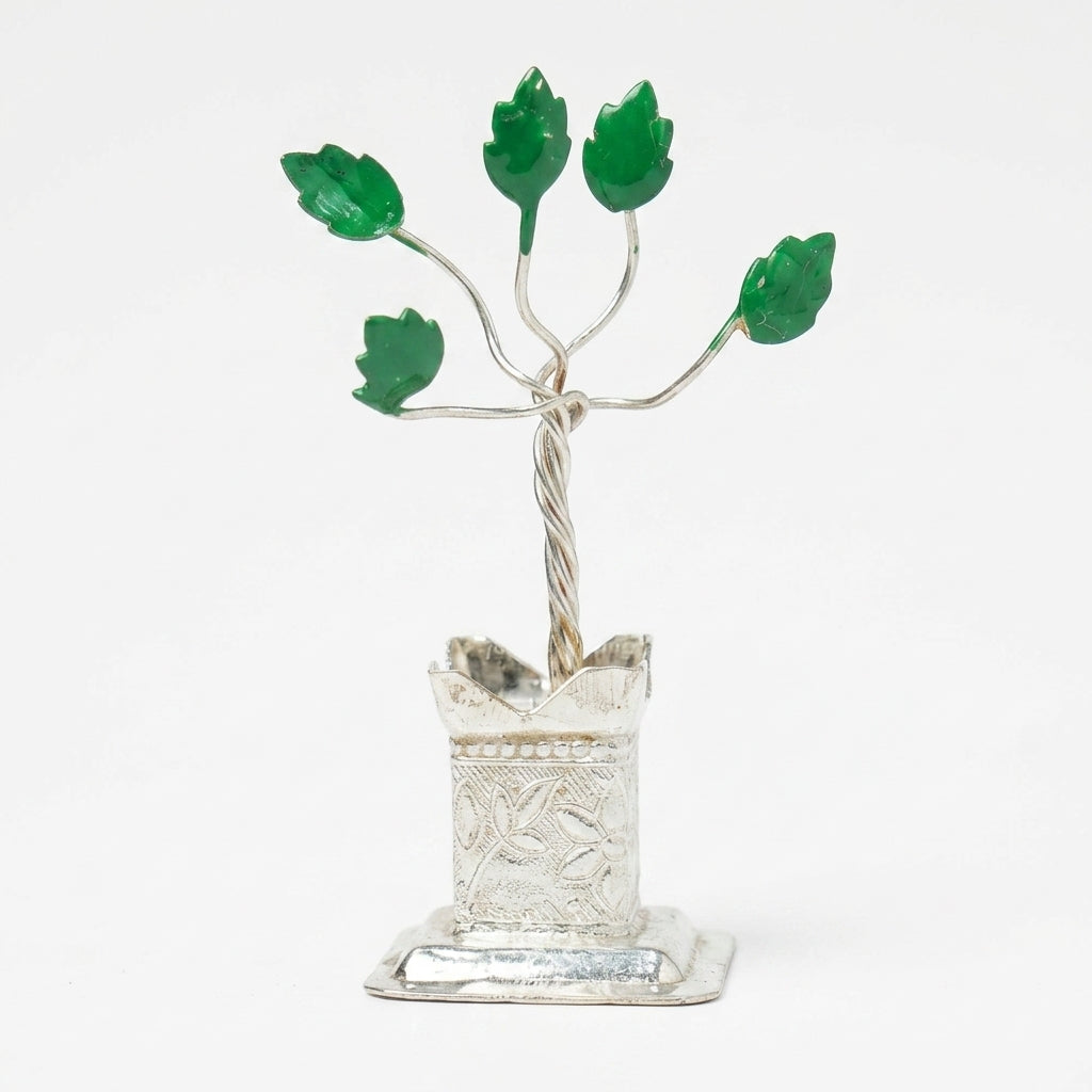 Silver Decorative Wish Tree Showpiece for premium home décor