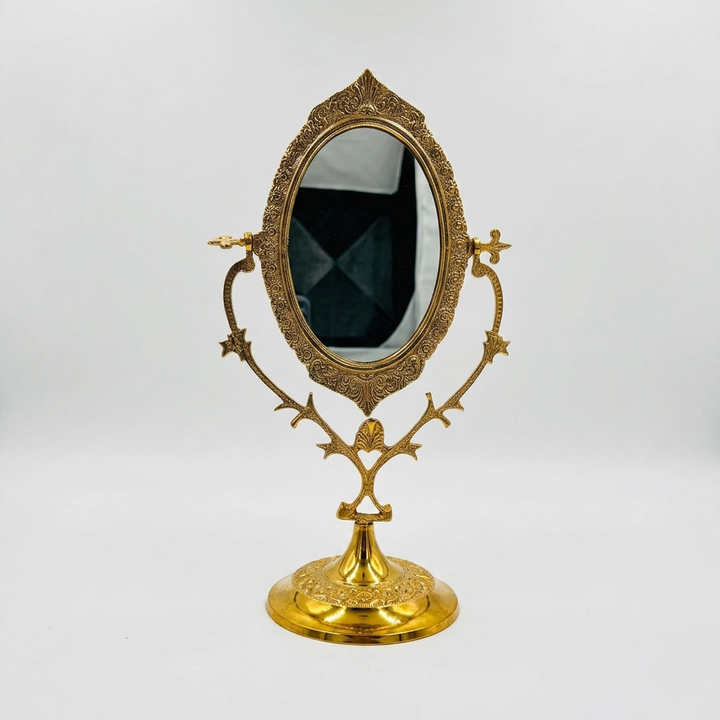 Antique Gold Tabletop Mirror