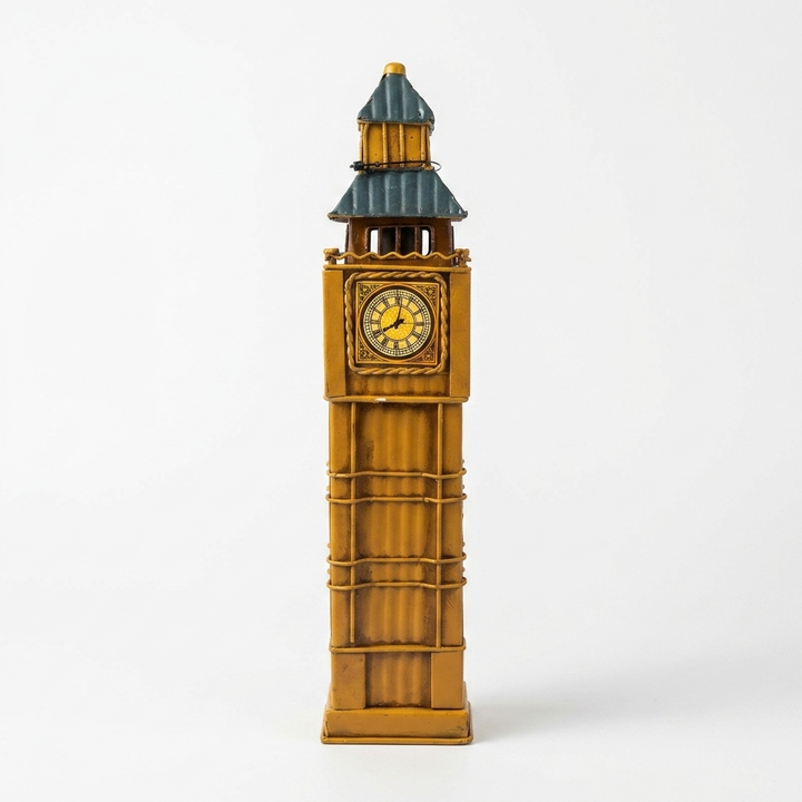 Handcrafted Big Ben Tower Table Clock