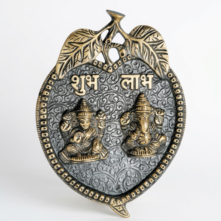 Lakshmi Ganesh Shubh Labh wall hanging for elegant home decor