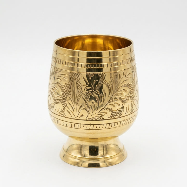 Elegant Decorative Engraved Premium Goblet Cup for luxury gifting