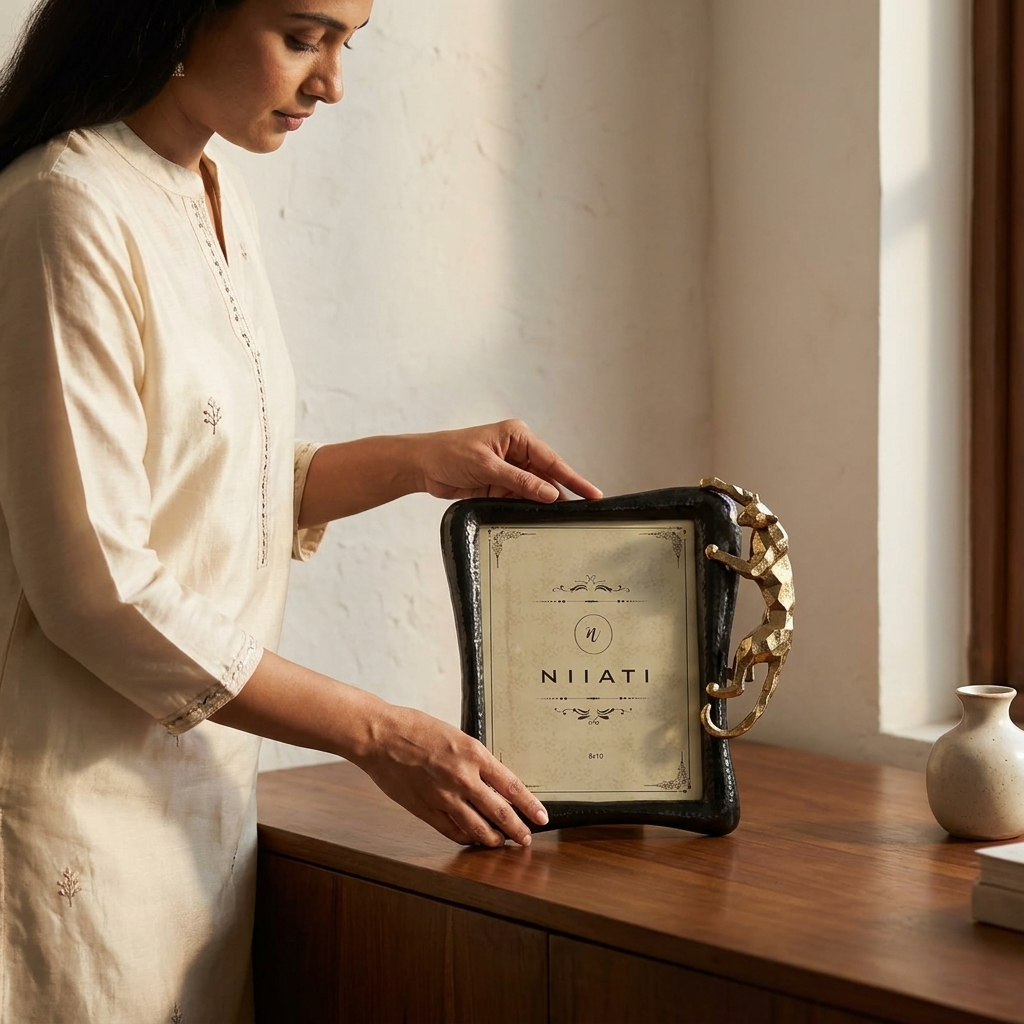Premium decorative photo frame for elegant home décor and gifting