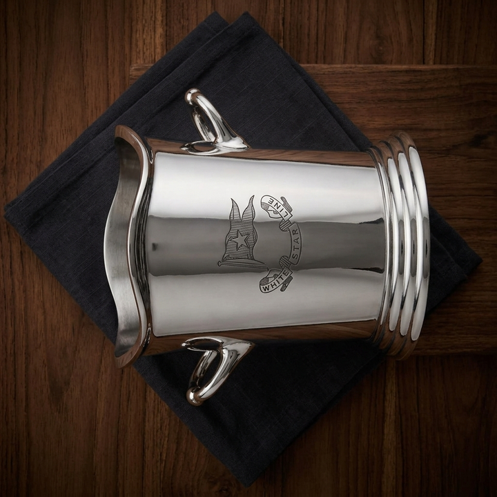 Silver Ice Bucket with Handles