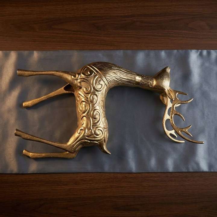 Golden Deer Showpiece for Home Décor