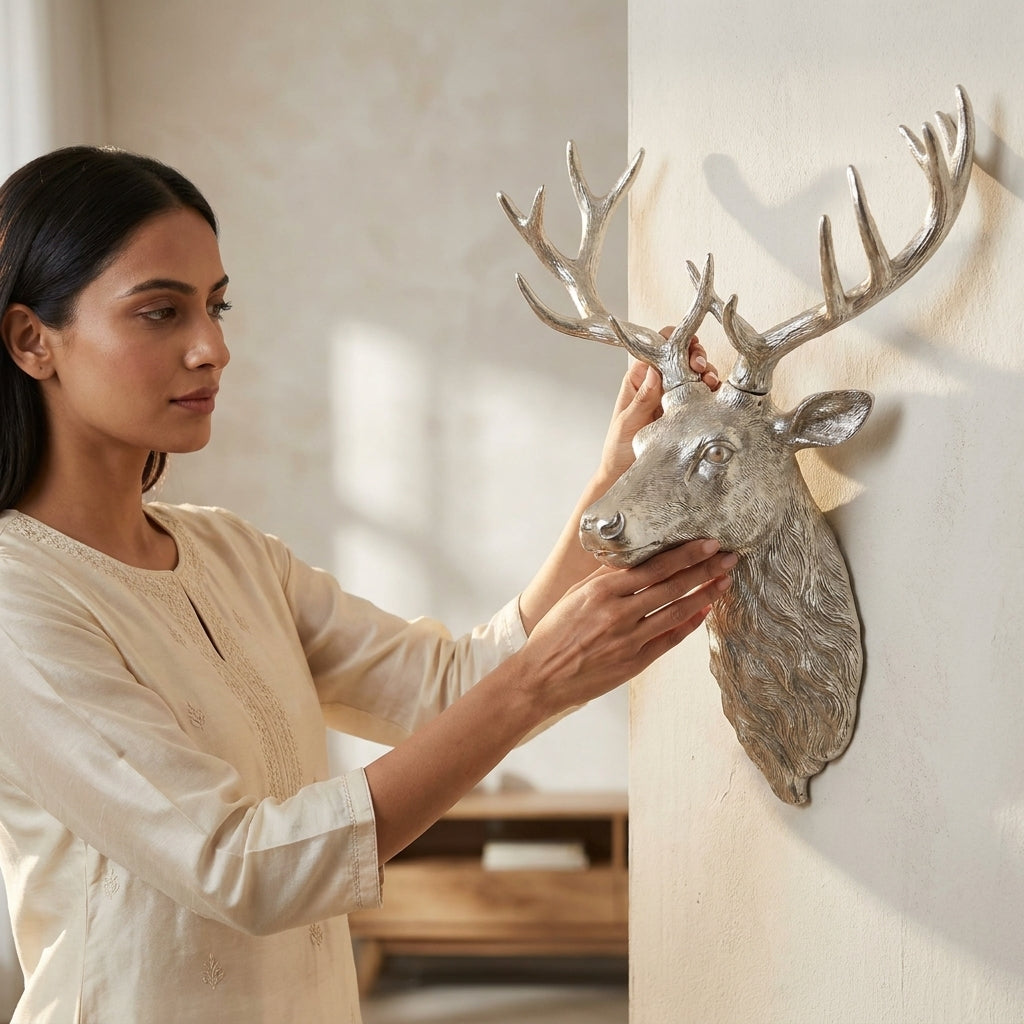 Luxury Deer Head Wall Decor