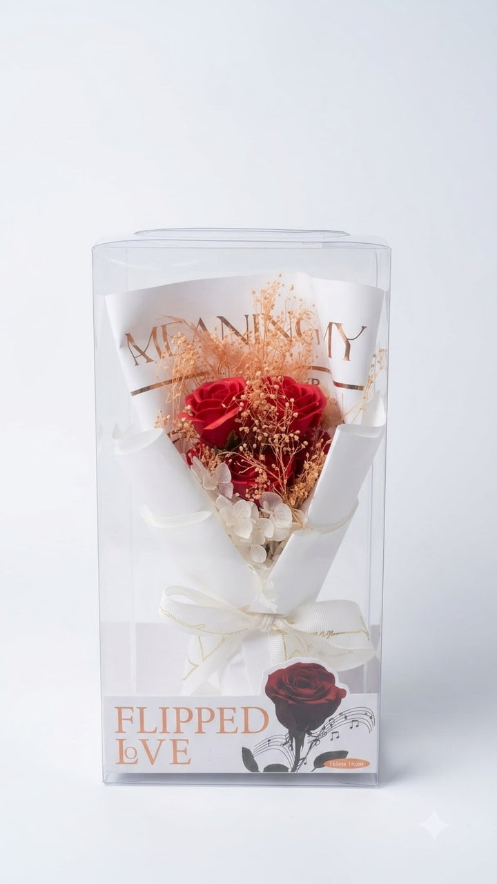 Red Rose Bouquet Gift Box
