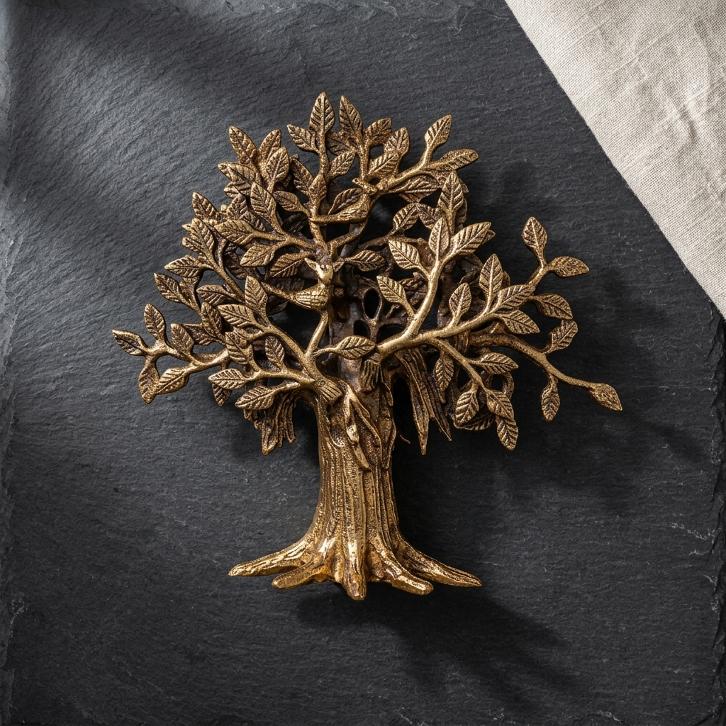 Golden Tree of Life Showpiece for Home Decor