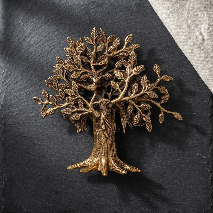 Golden Tree of Life Showpiece for Home Decor