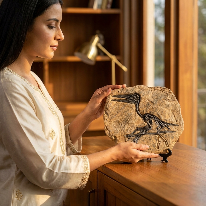Fossil Style Bird Skeleton Wall Decor