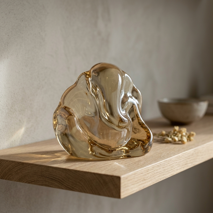 Luxury Glass Ganesha Showpiece decorative showpiece