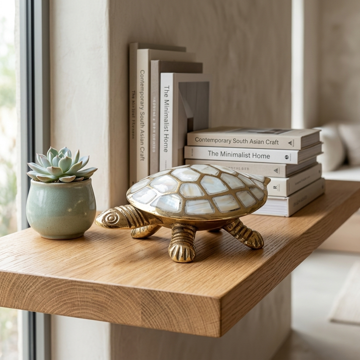 Luxury Turtle Showpiece Kachua figurine for living room decoration