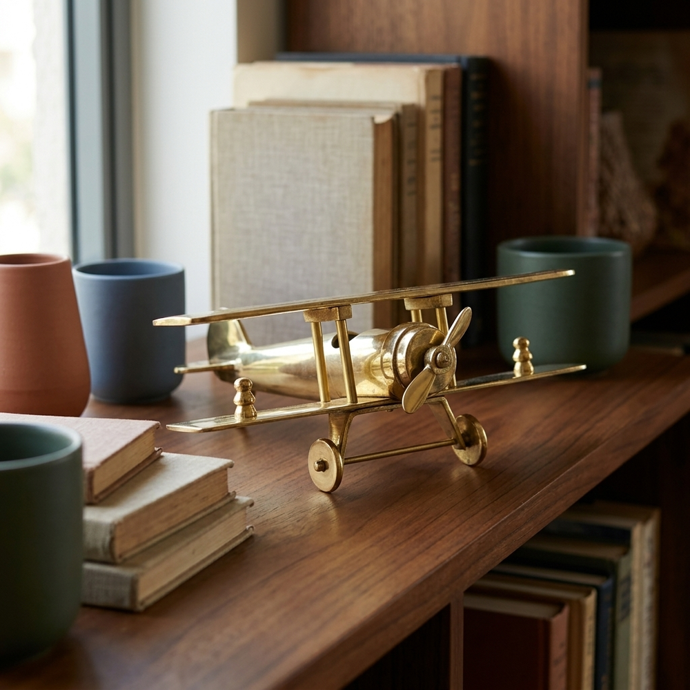 Vintage Airplane Showpiece for desk