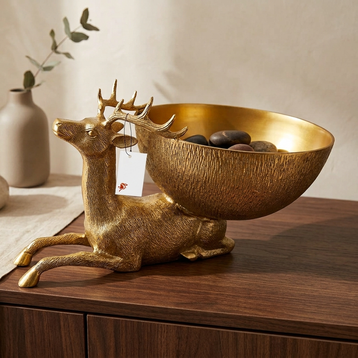 Deer Shaped Decorative Bowl
