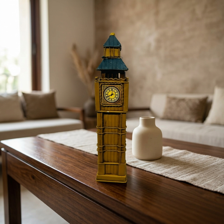 Handcrafted Big Ben Tower Table Clock