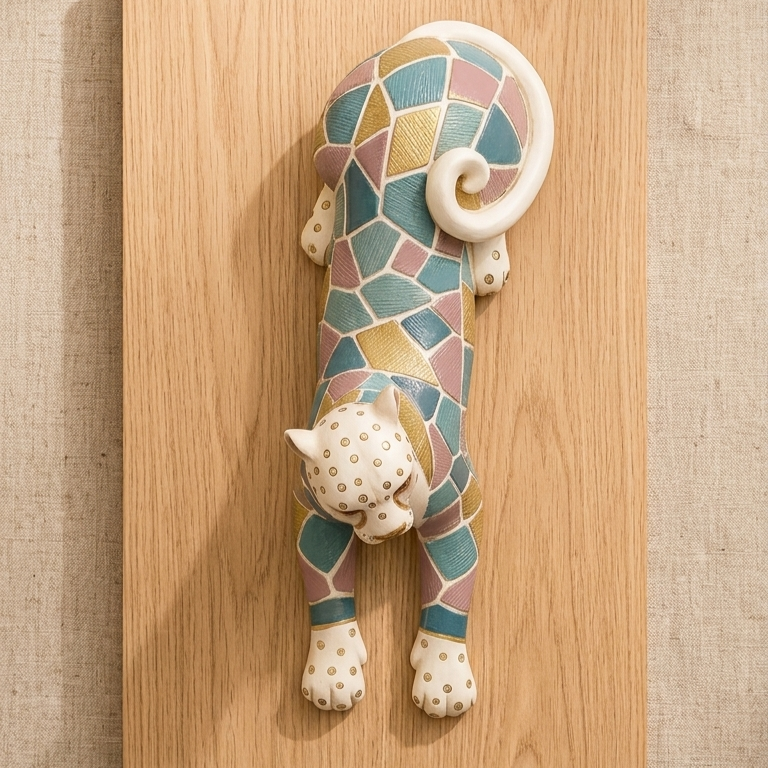 Abstract Mosaic Leopard Showpiece for home