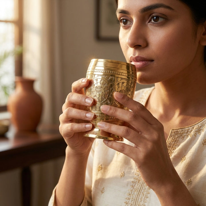 Premium decorative Engraved Designer Tumbler with intricate engraved patterns