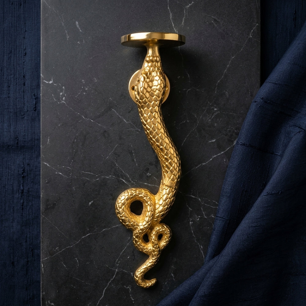 Designer Snake Wall Light creating ambient lighting in modern interiors