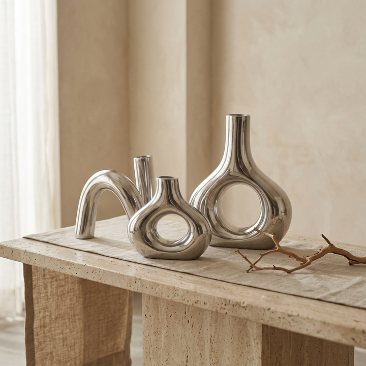 Modern Luxury Decorative Vase Set for living room